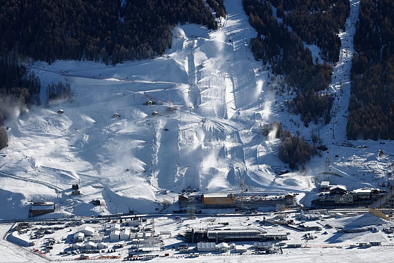 The snowboarding and freestyle skiing events which will take place during the upcoming Milan Cortina Winter Olympics in Livigno, 27 December, 2025