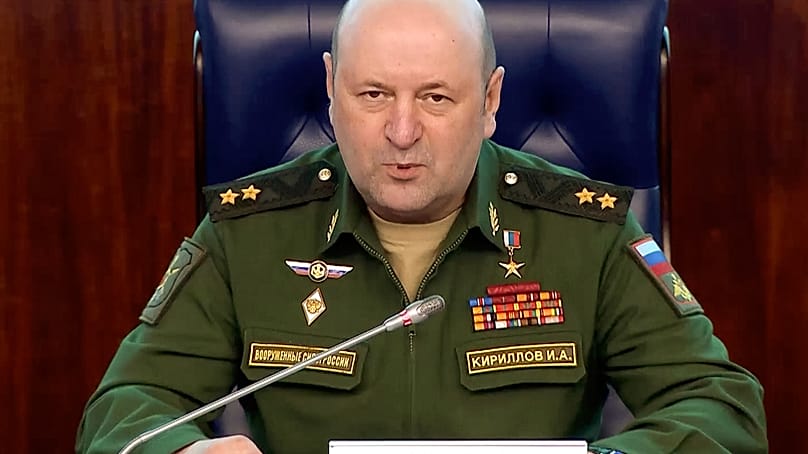 Igor Kirillov volt az orosz vegyi csapatok parancsnoka, a német és holland titkosszolgálat szerint ő vezette be a harci gázok rendszerszerű használatát Ukrajnában