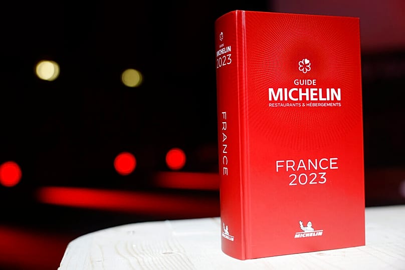A híres Michelin Guide könyv 
