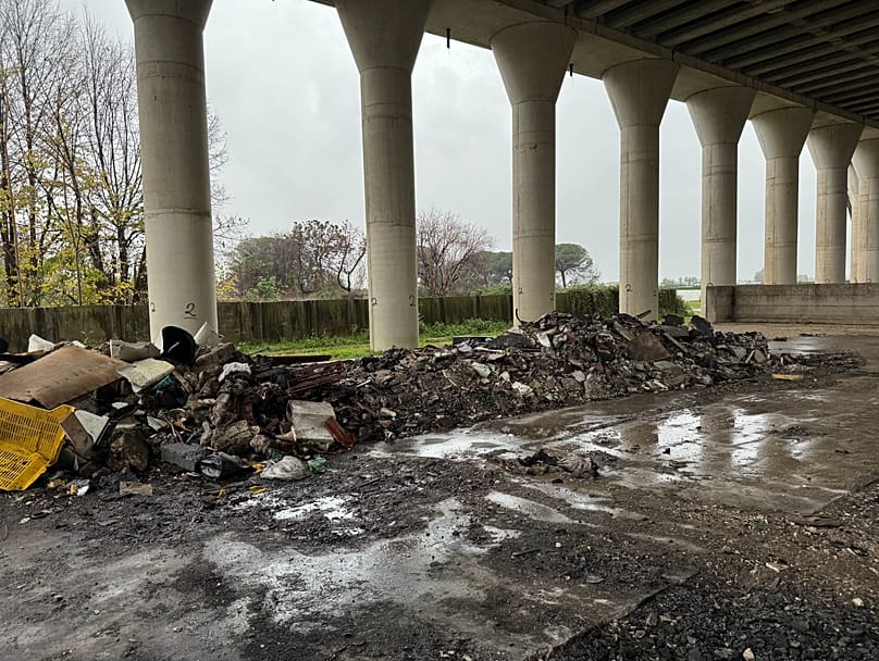 IIlegal toxic waste dumps are still part of the ladnscape