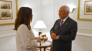 European Council President Antonio Costa speaks to Euronews' Maria Tadeo in New Delhi, India, 27 January 2026