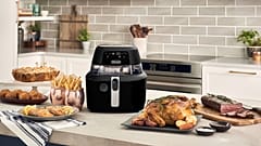 De’Longhi Rapid Crisp Heißluftfritteuse mit 360°-Rundumsicht