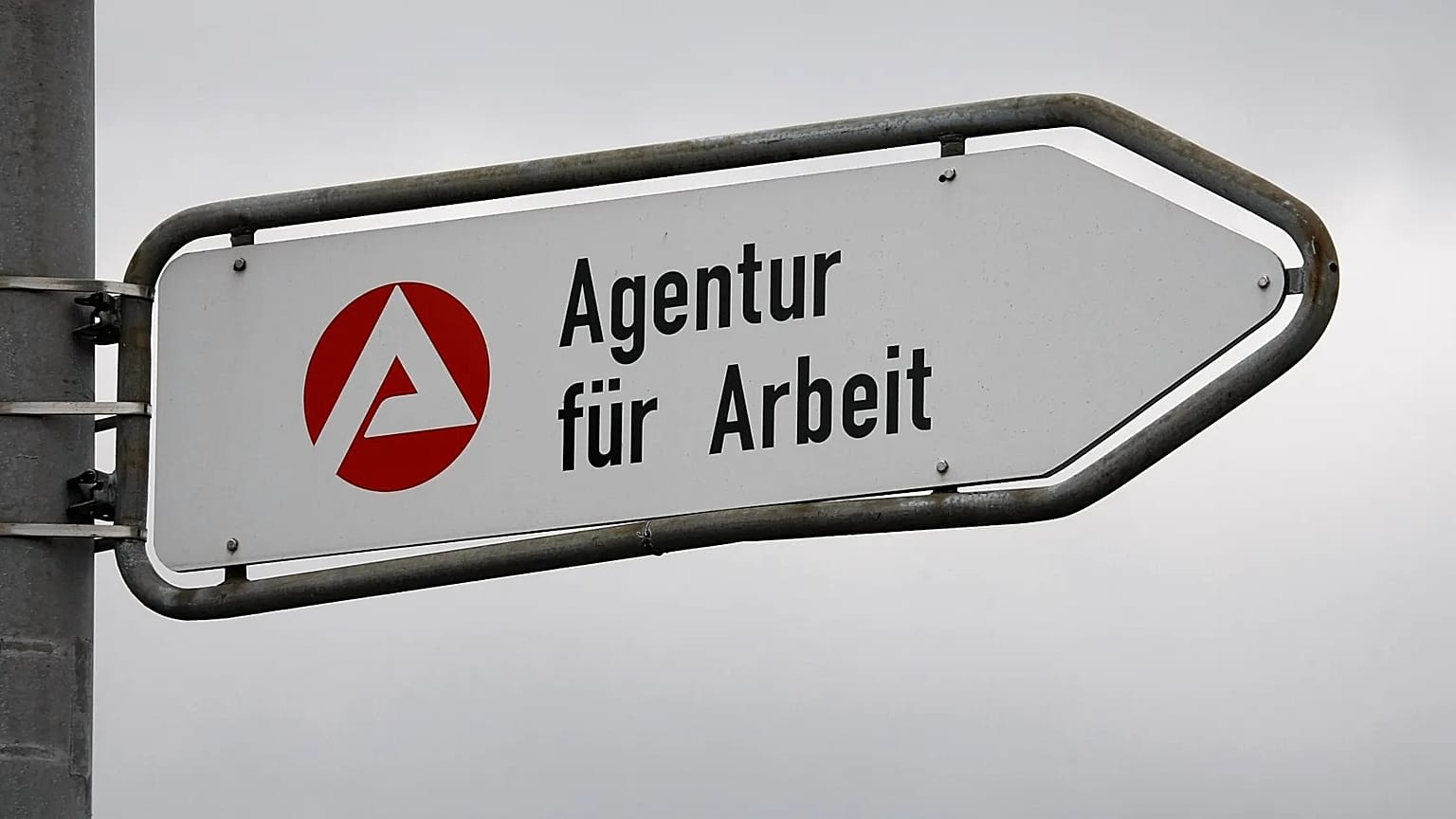 Schilld der Agentur für Arbeit, 4. Dezember 2008