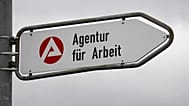 Schilld der Agentur für Arbeit, 4. Dezember 2008