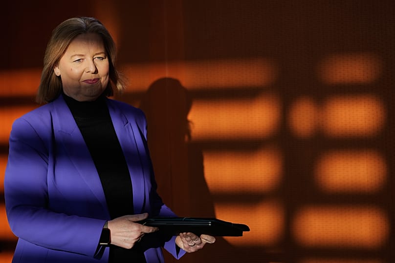 Arbeits- und Sozialministerin Bärbel Bas bei einer Kabinettssitzung im Kanzleramt, Berlin am 17. Dezember 2025