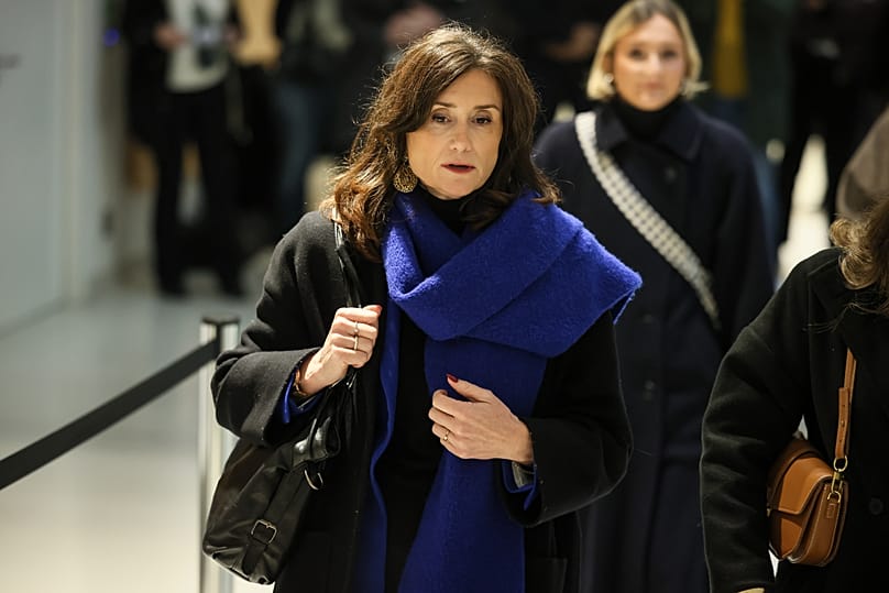 Member of Parliament Sandrine Josso arrives at the courtroom in Paris, 26 January, 2026