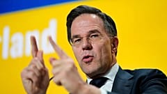 NATO Genel Sekreteri Mark Rutte Davos'ta düzenlenen Ukrayna Kahvaltısında konuşuyor, 22 Ocak, 2026