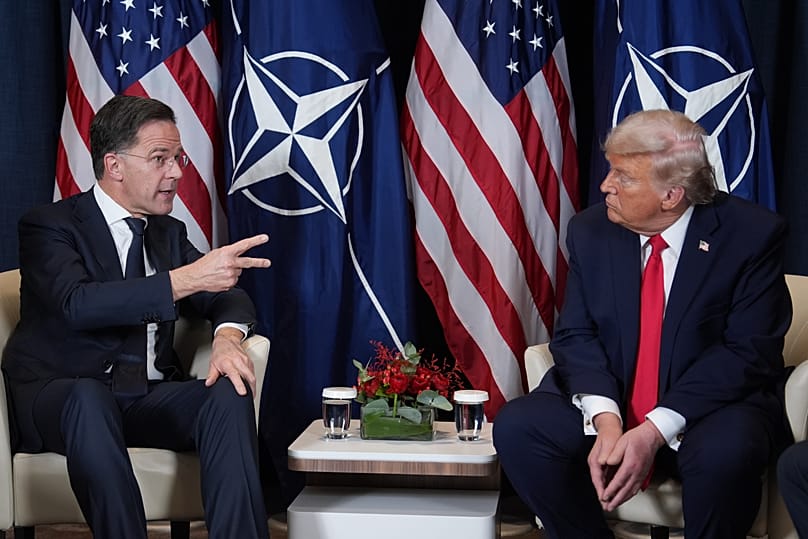 US President Donald Trump meets with NATO Secretary General Mark Rutte in Davos, 21 January, 2026
