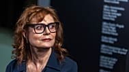 Sarandon asiste a la instalación 'Breathtaking', de Fabrizio Ferri, en el Museo de Historia Natural de Milán, el pasado 1 de abril de 2025