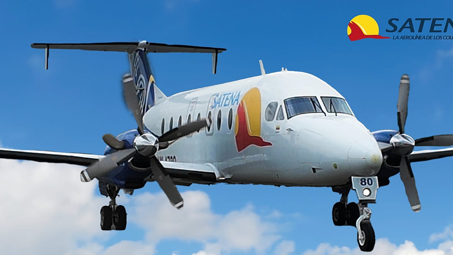 Avión siniestrado de SATENA en Colombia