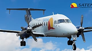 Avión siniestrado de SATENA en Colombia