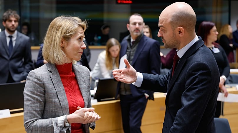 Kaja Kallas and Jean-Noël Barrot.