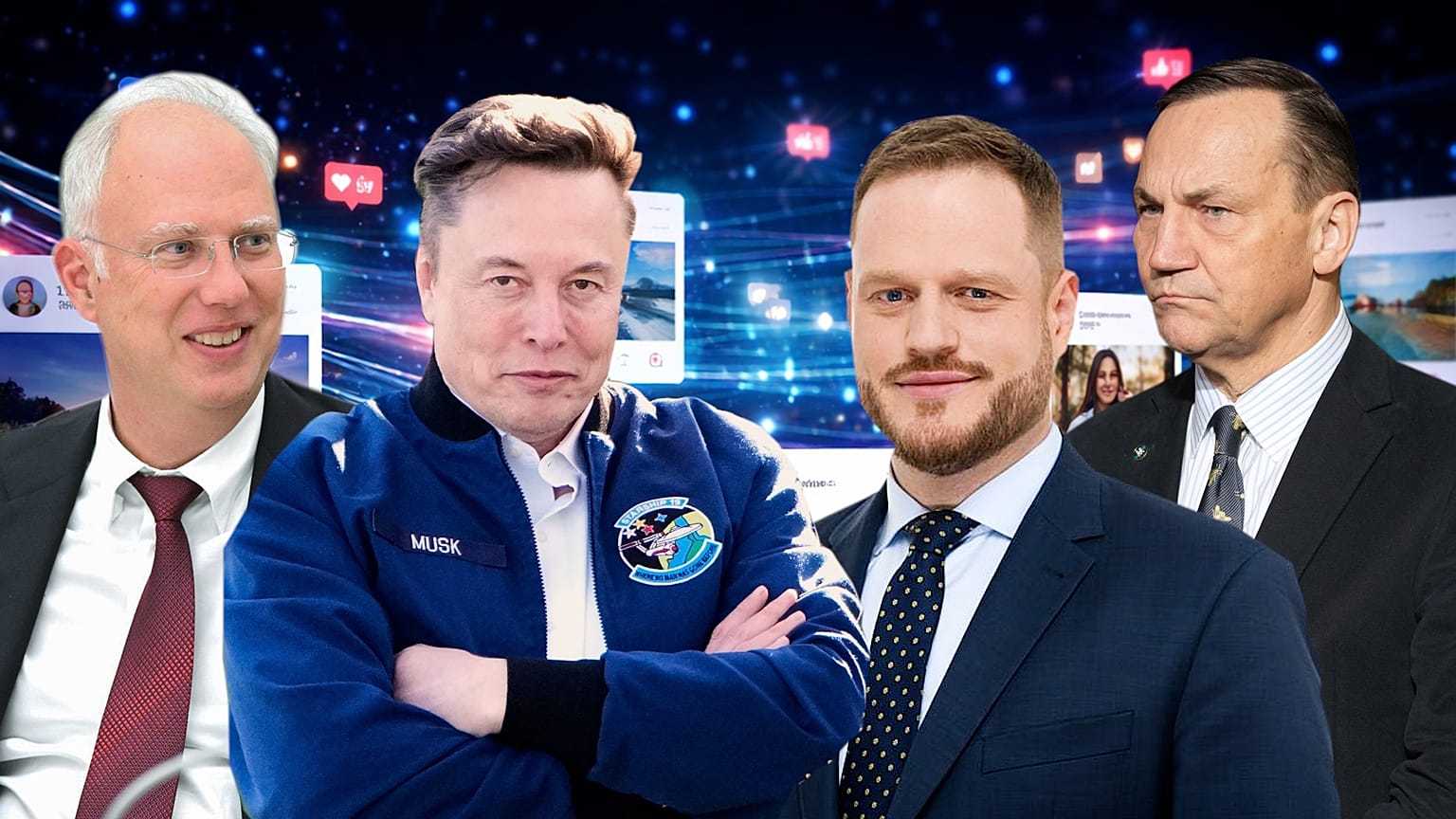 Musk i Dimitrijew o Sikorskim: „śliniący się imbecyl”, „podżegacz”. Janusz Cieszyński: „od krytyki Sikorskiego to jest Polska”