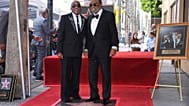 Ernie Isley, left, and Ronald Isley at a ceremony honouring The Isley Brothers with a star on the Hollywood Walk of Fame on Wednesday, Jan. 28