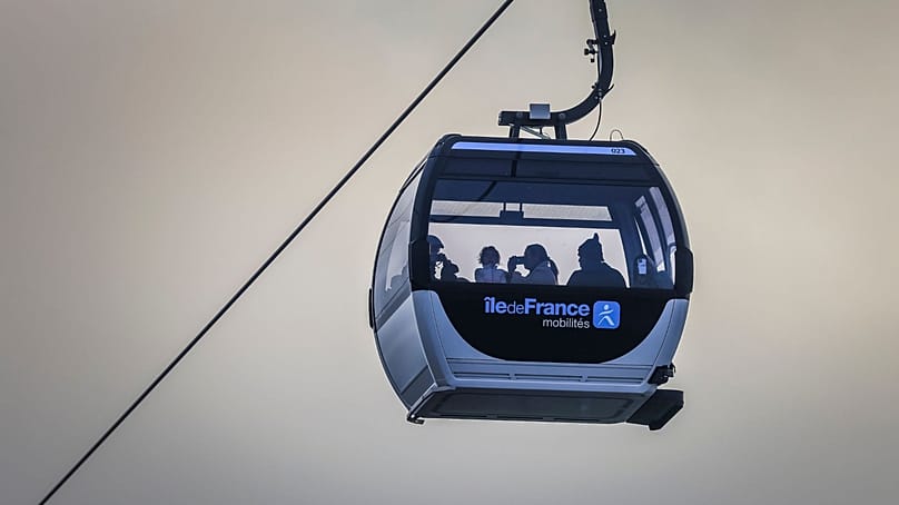 Paris has opened Europe's longest cable car ride.