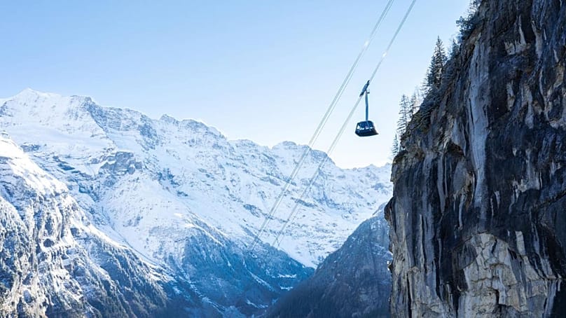 Switzerland is home to the world's steepest cable car ride.