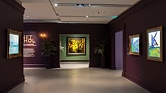 Άποψη της έκθεσης «Από τον Monet στον Warhol»