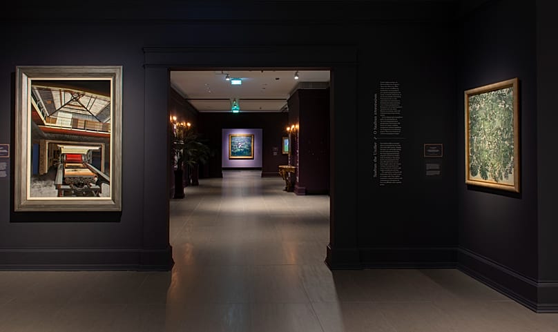 Άποψη της έκθεσης «Από τον Monet στον Warhol»