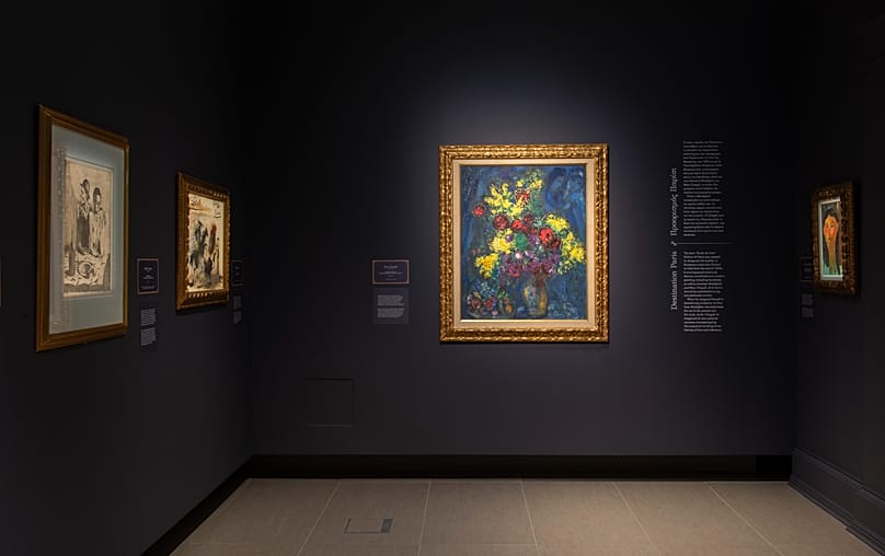 Άποψη της έκθεσης «Από τον Monet στον Warhol»