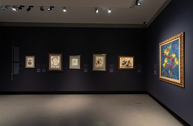 Άποψη της έκθεσης «Από τον Monet στον Warhol»