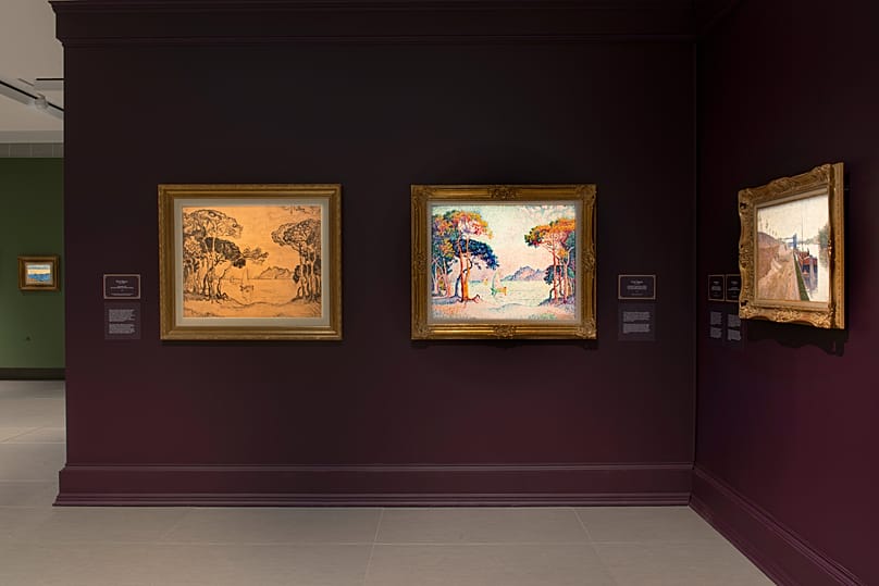 Άποψη της έκθεσης «Από τον Monet στον Warhol»