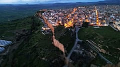 Der Erdrutsch in Niscemi im Südwesten Siziliens erstreckte sich über vier Kilometer.