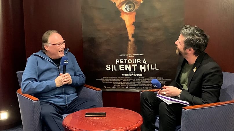 Christophe Gans with Euronews Culture's David Mouriquand