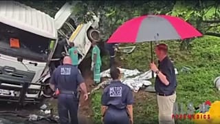 At least 11 dead in South Africa in latest crash involving a minibus taxi