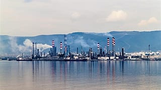Tüpraş'ın İzmit'teki petrol rafinerisinin bir görünümü.