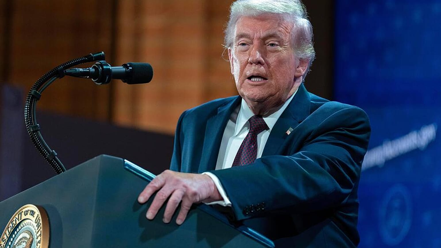 يتحدث الرئيس دونالد ترامب خلال إطلاق برنامج يُعرف باسم “حسابات ترامب”، في قاعة أندرو دبليو ميلون، الأربعاء 28 كانون الثاني/يناير 2026، في واشنطن.