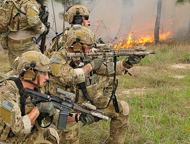 Amerikai Delta Force különleges alakulat gyakorlata