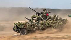 Deutsche Soldaten am 29. Mai 2024 bei der litauisch-deutschen internationalen Militärübung "Grand Quadriga 2024" 