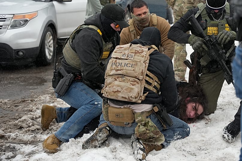 Σύλληψη διαδηλωτή