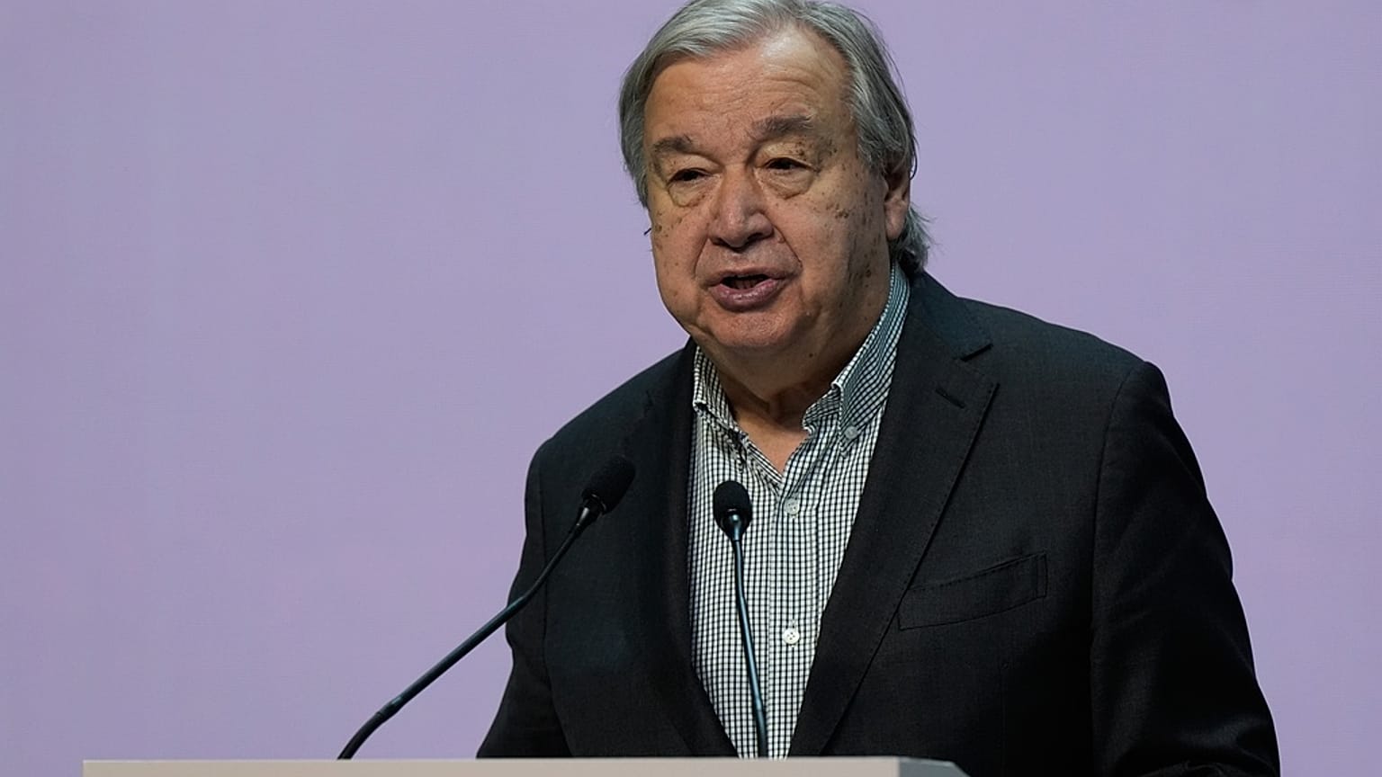 Antonio Guterres egy korábbi felvételen