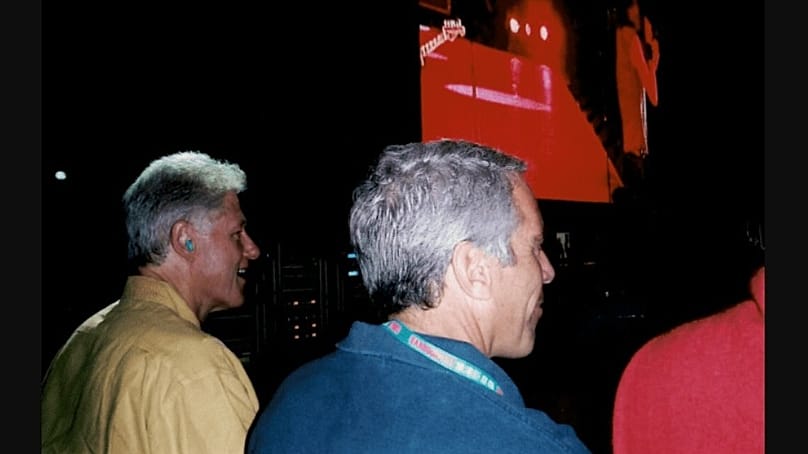 Clinton ve Epstein konserde