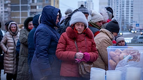 Mass blackout and water shortages hit Ukraine