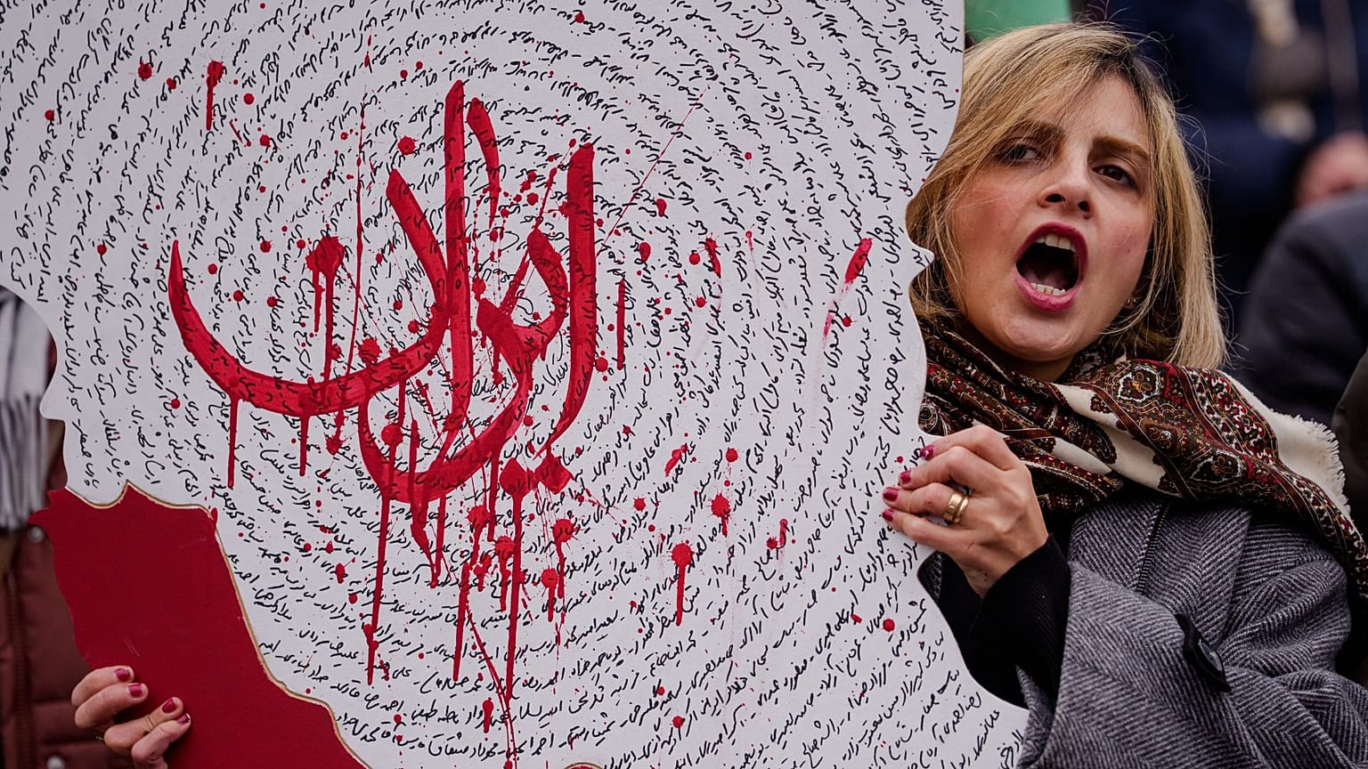 تظاهرات ایرانیان در بخارست رومانی