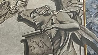 Il volto del cherubino che ricorda Giorgia Meloni