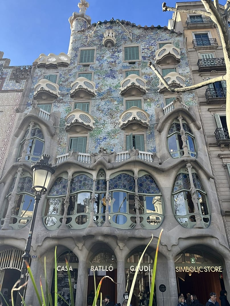 Casa Batllo as it normally appears to visitors 