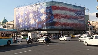 Traffic on Tehran street