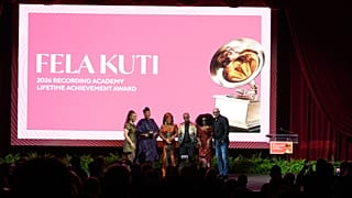 Un Grammy Award décerné à Fela Kuti, sa famille salue cette distinction
