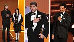 'F*ck ICE': Artists stand up to Trump at politically-charged Grammys 