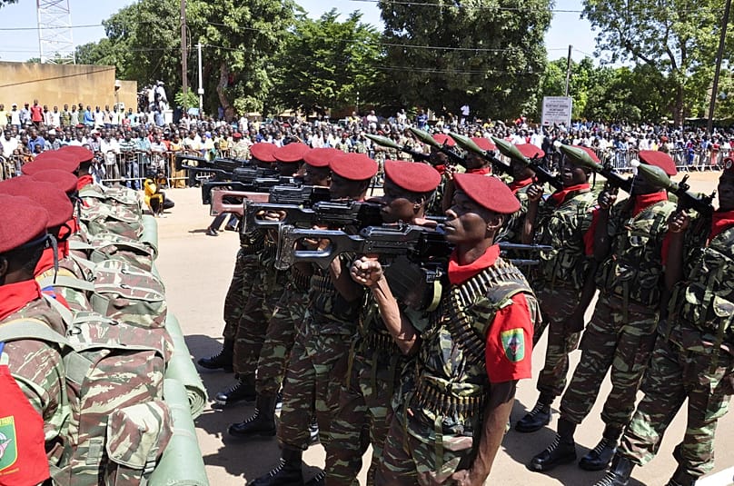 Burkina Faso-i különleges alakulat orosz kézifegyverekkel