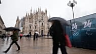 Chuva em Milão (Itália)