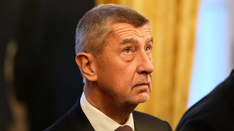 ARŞİV: Çek Cumhuriyeti Başbakanı Andrej Babis, Çek Cumhuriyeti'nin başkenti Prag'daki Prag Kalesi'nde hükümet üyelerinin atanmasını izliyor, 15 Aralık 2025 Pazartesi.