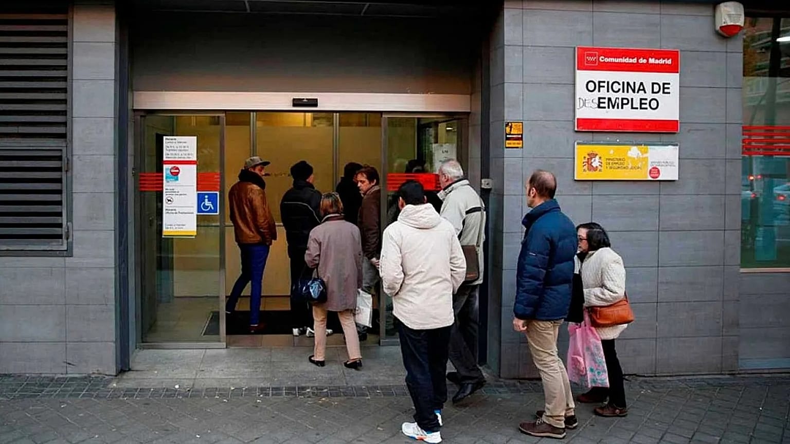 Oficina de empleo, foto de archivo.