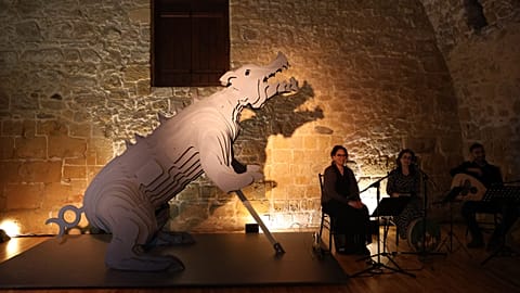 Τμήμα της έκθεσης «Οι Μύθοι της Κύπρου»