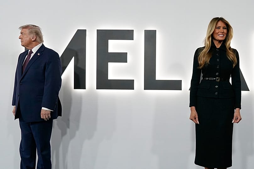 Donald Trump and Melania Trump at the premiere of 'Melania' at The John F. Kennedy Memorial Center - 29 January 2026