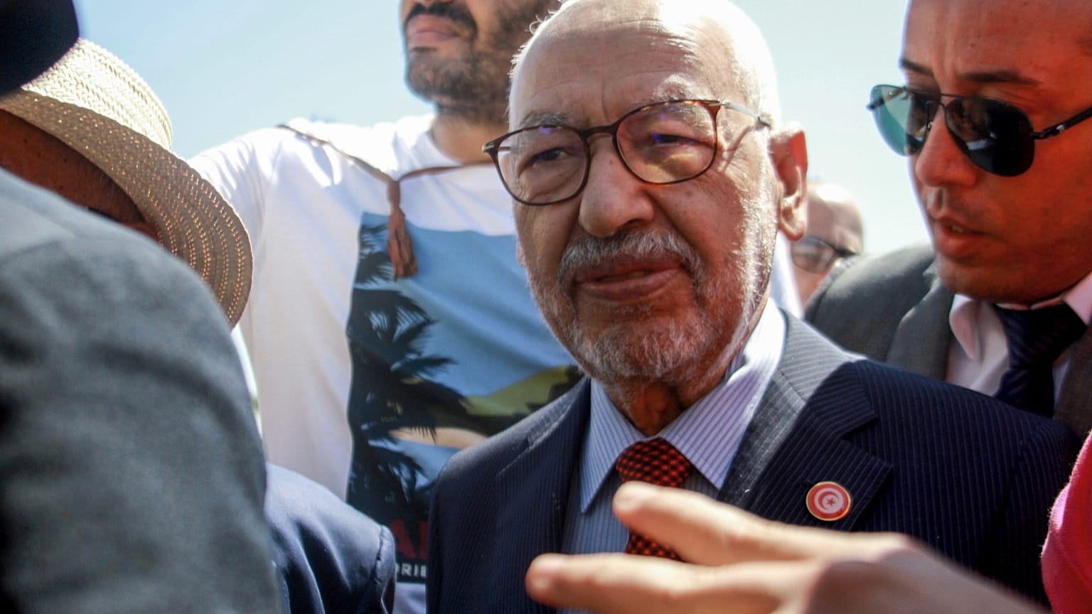 راشد الغنوشي رئيس حركة النهضة 