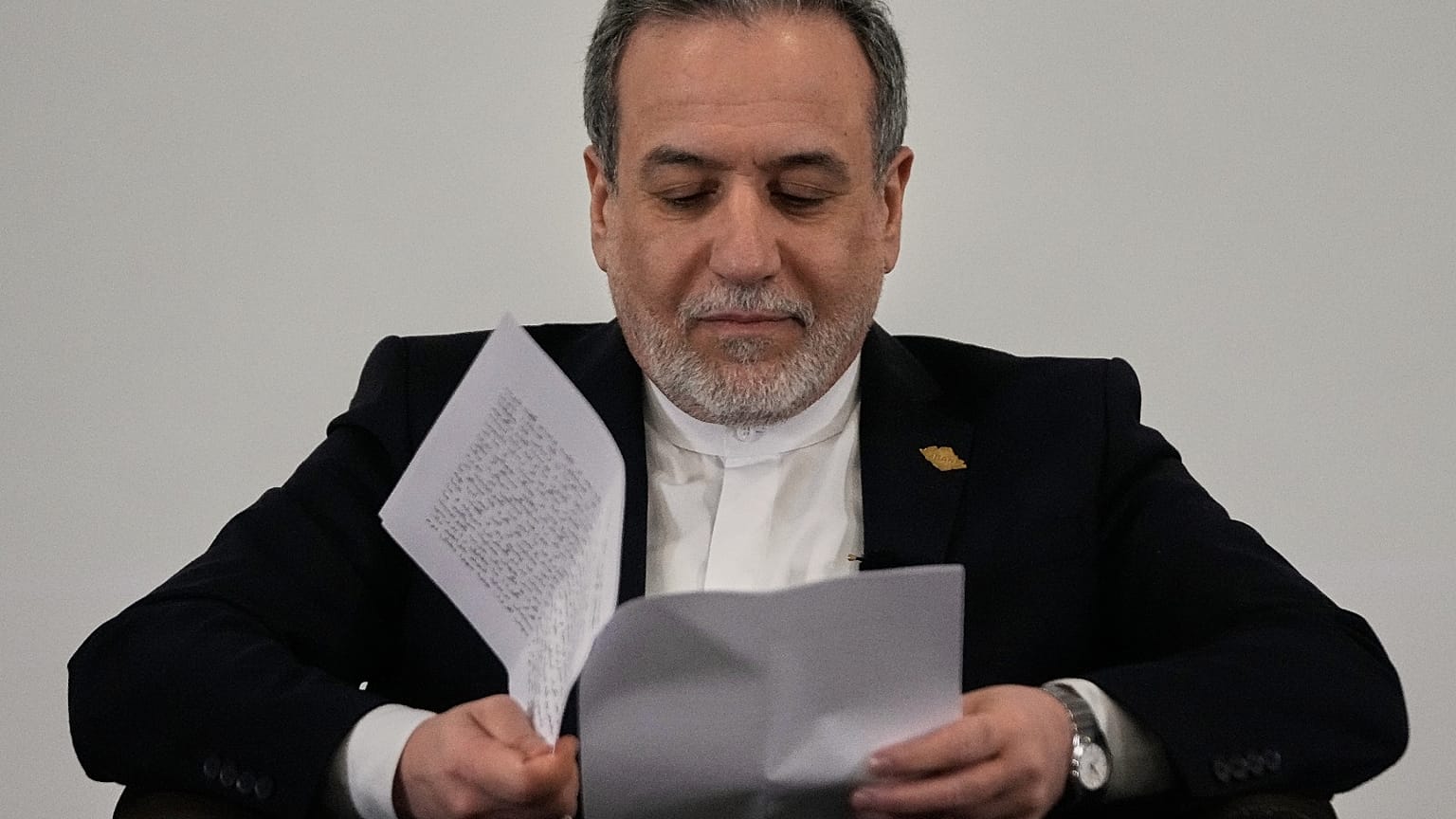 وزير الخارجية الإيرانية عباس عراقجي